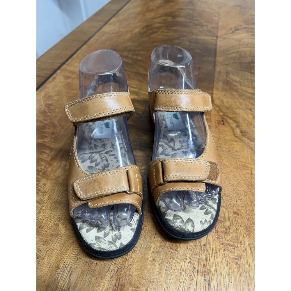 Women's Golfstream 6 Golf Sandals  Brown Athletic Leather Comfort Summer Shoes